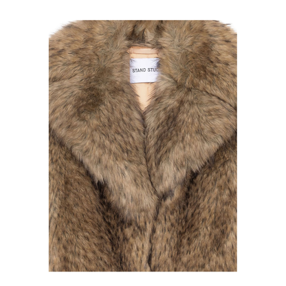 Beige Samara Faux-Fur Jacket - Image 2