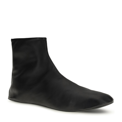 Leather ankle Boots lined with soft shearling - Image 2