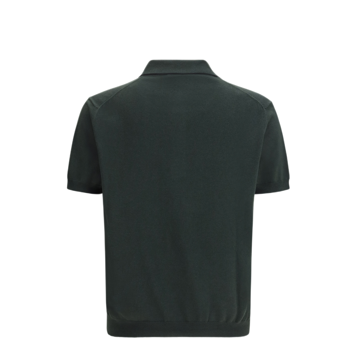Cotton And Silk Blend Polo Shirt - Image 2