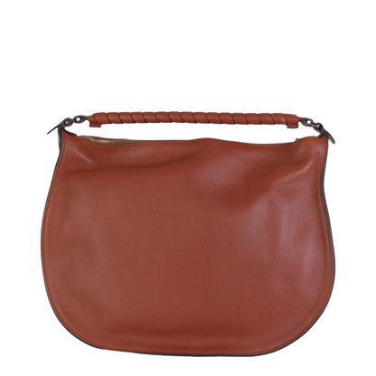 Marcie Medium Calfskin Shoulder Bag - Clay Brown - Image 5