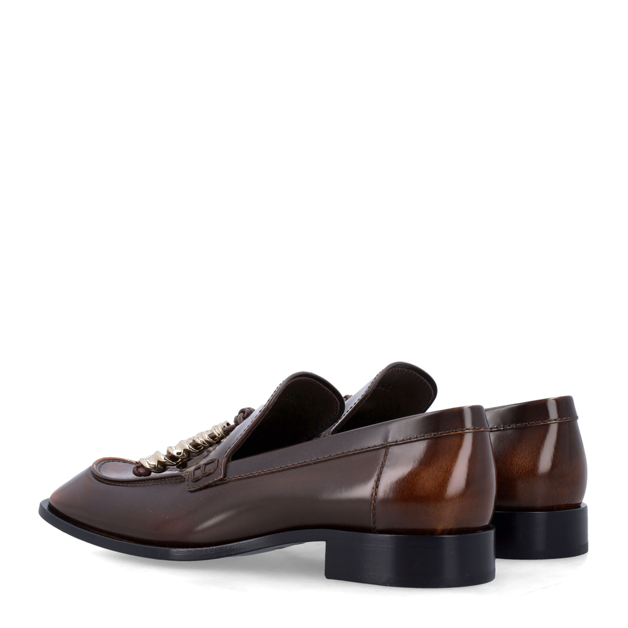 Flat Shoes Brown - Image 3