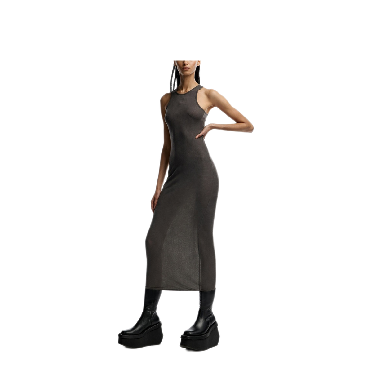 Silk Blend Midi Dress - Image 2