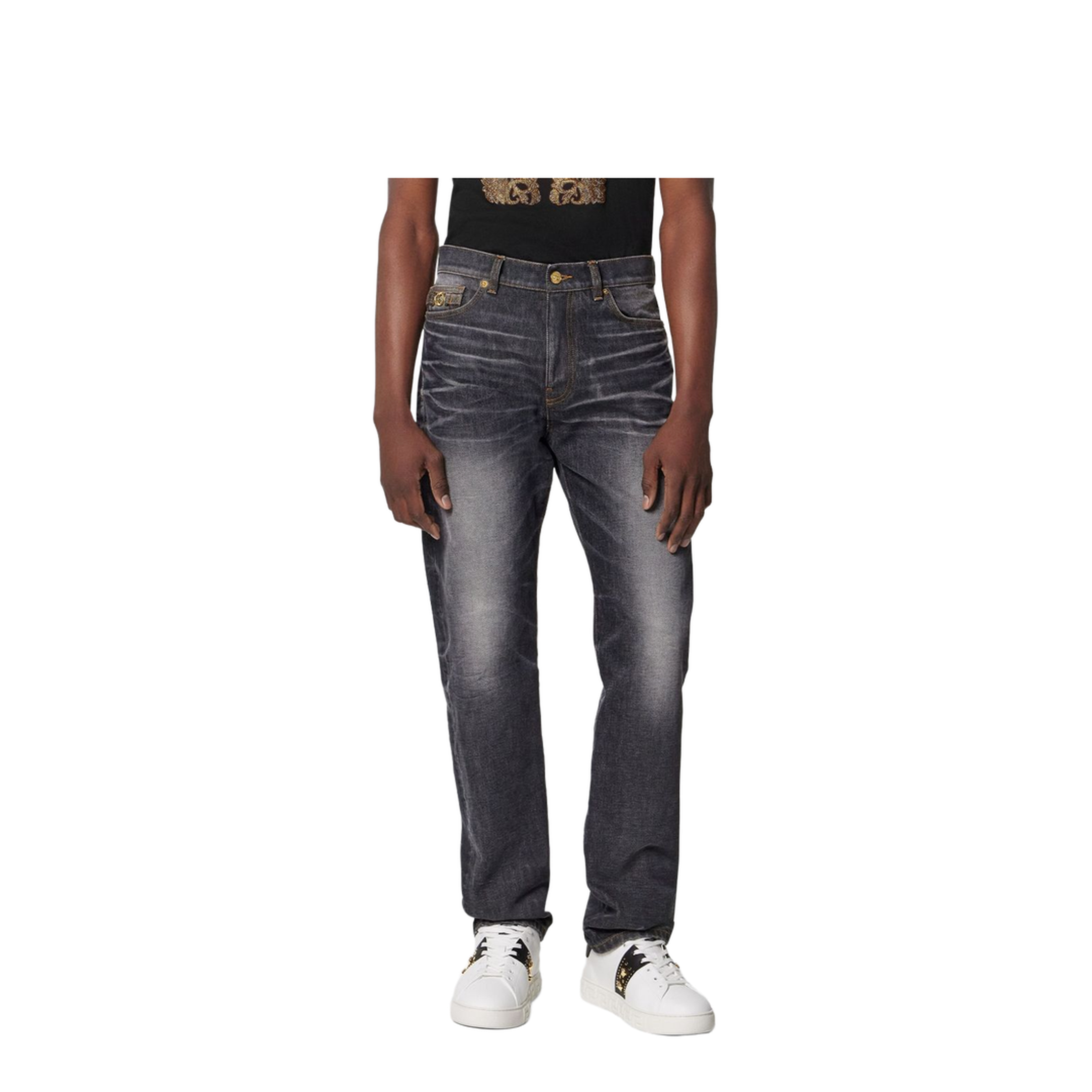 Medusa Biggie Jeans Black - Image 1
