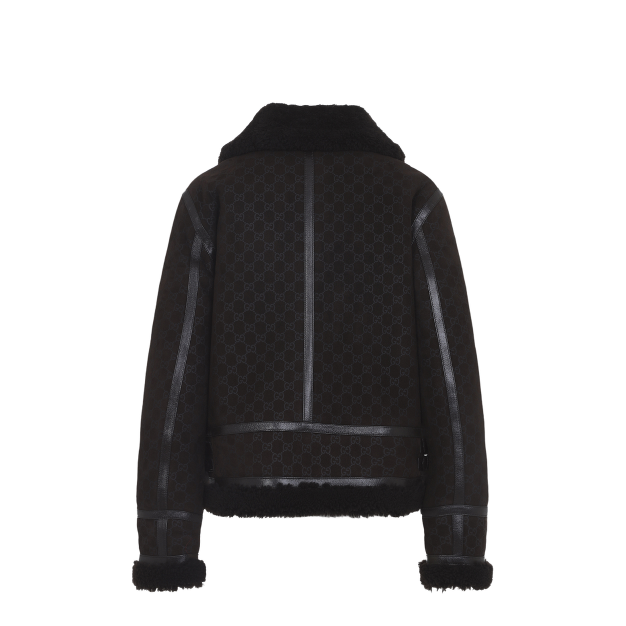 Chocolate Shearling Jacket - Image 4