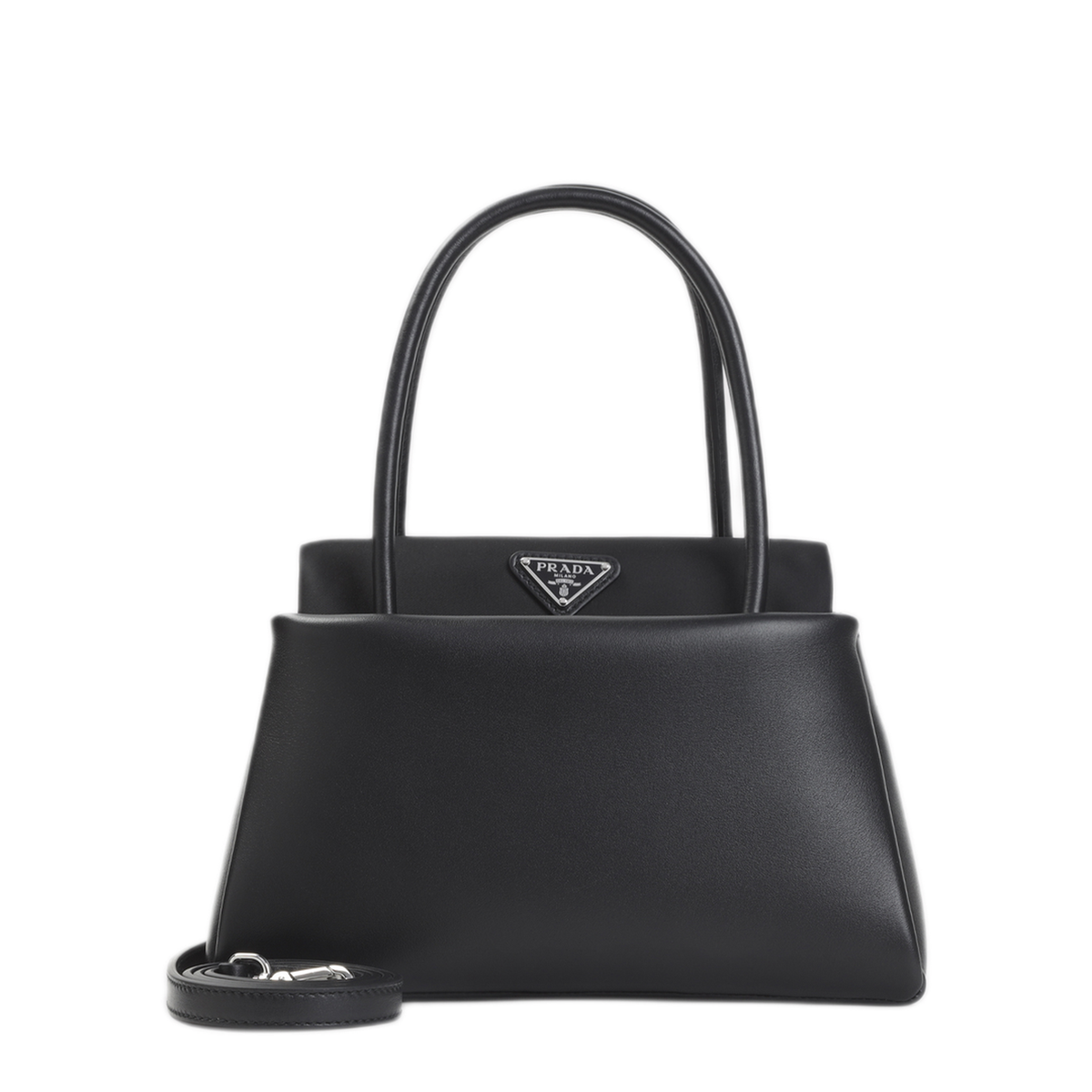 Passage Small Calfskin Handbag - Black - Image 1