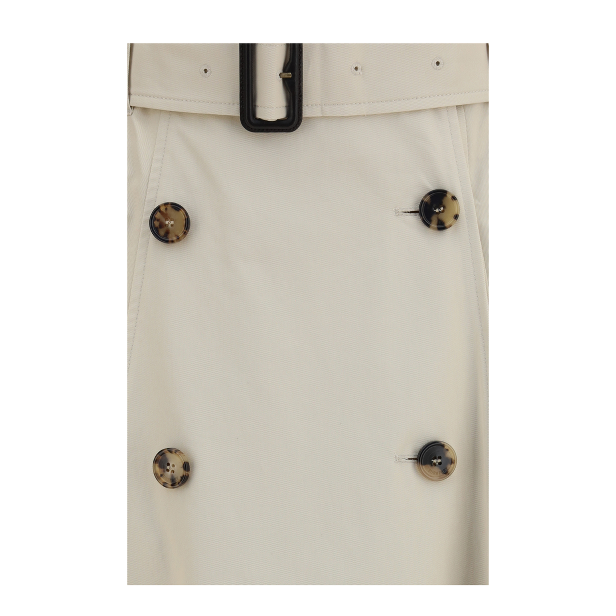 Midi Trench Skirt in Gabardine - Image 3