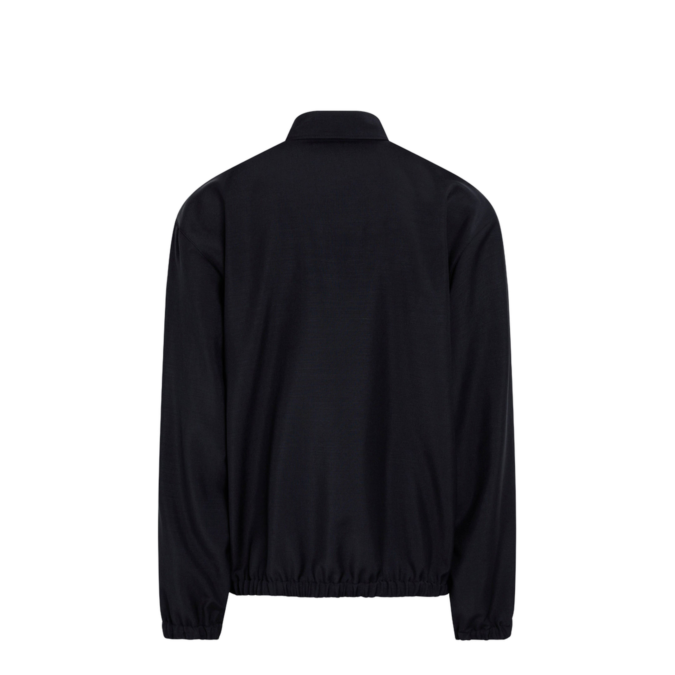 Blue Blouson in Wool and Mohair Blend - Image 2