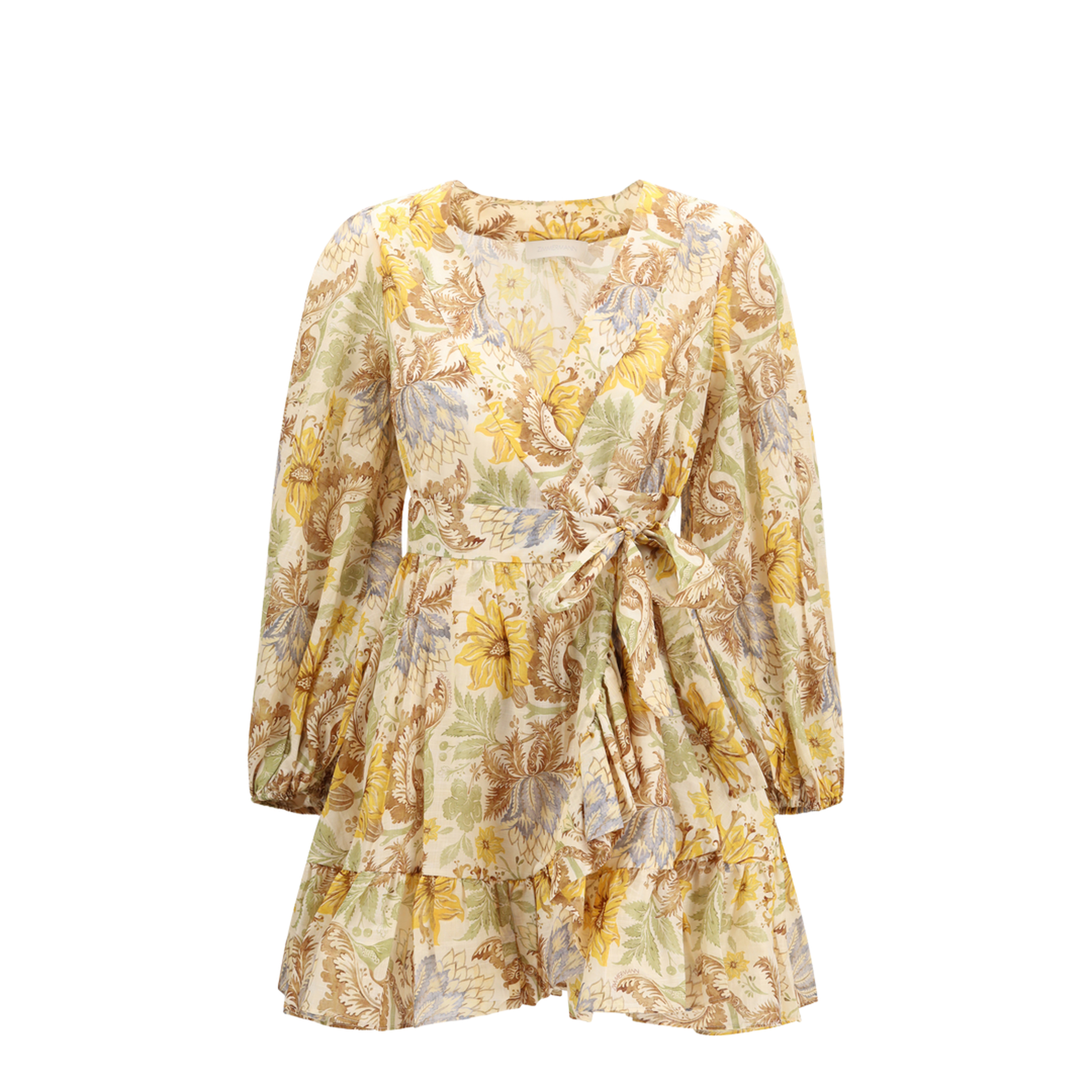 Daylight Wrap Mini Dress - Image 1