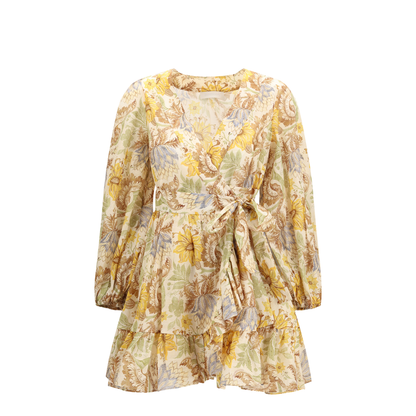 Daylight Wrap Mini Dress - Image 1