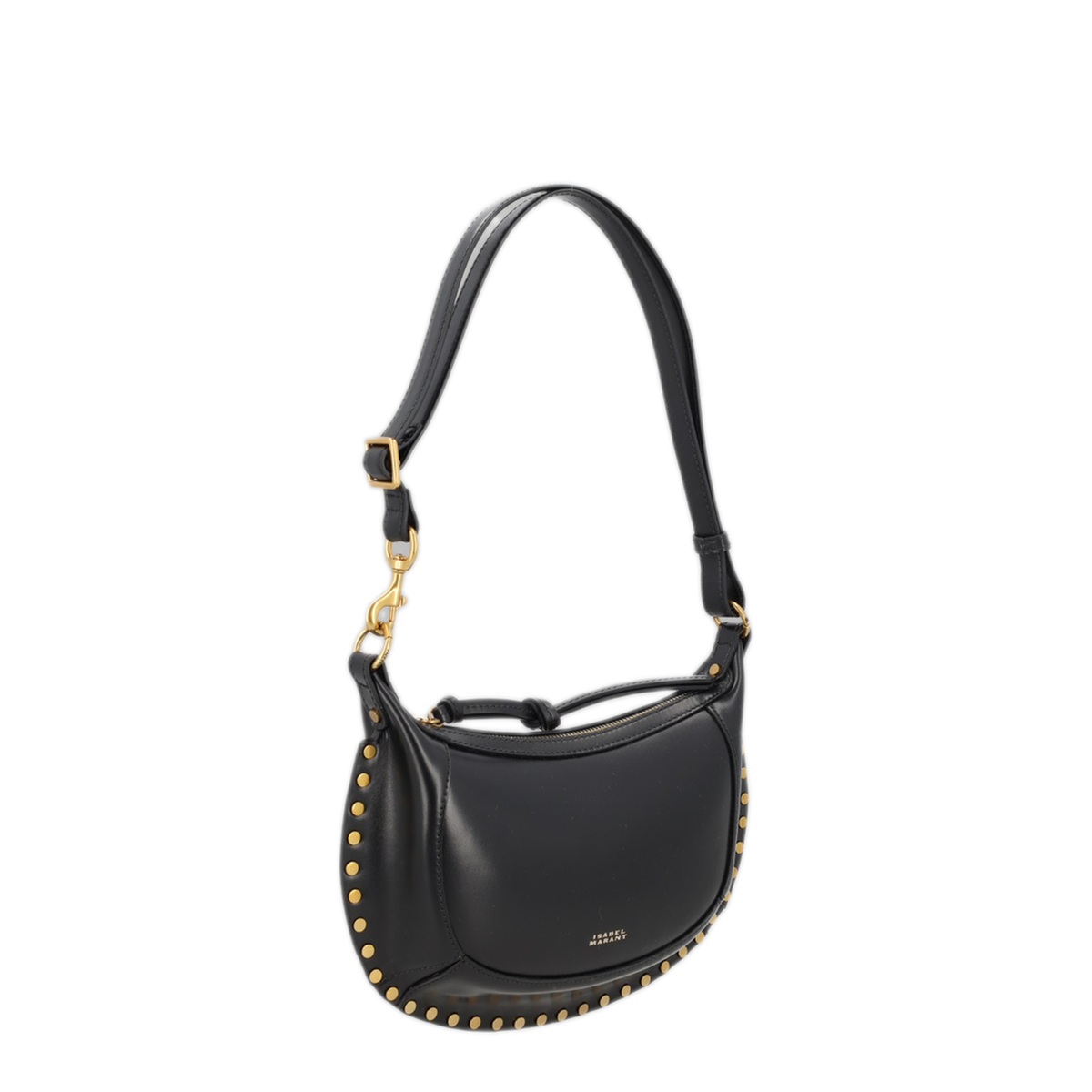 Oskan Moon Calfskin Shoulder Bag - Black - Image 2
