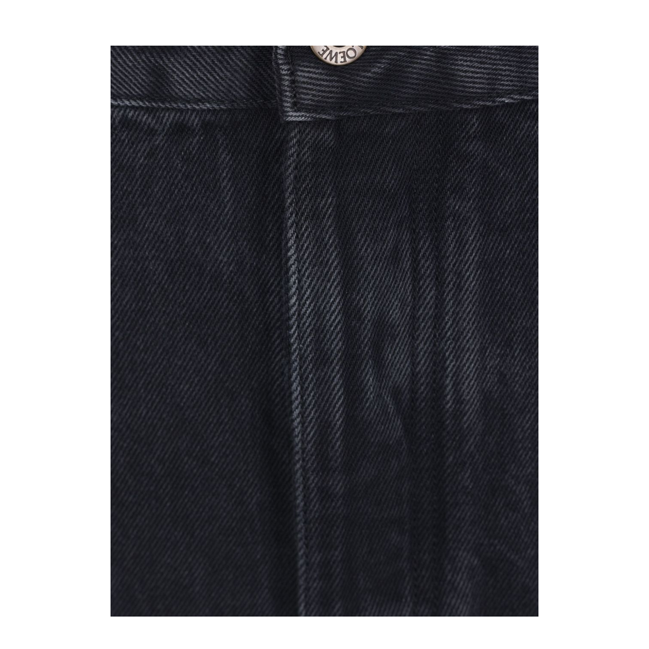 Anagram Baggy Jeans in Denim Black - Image 2