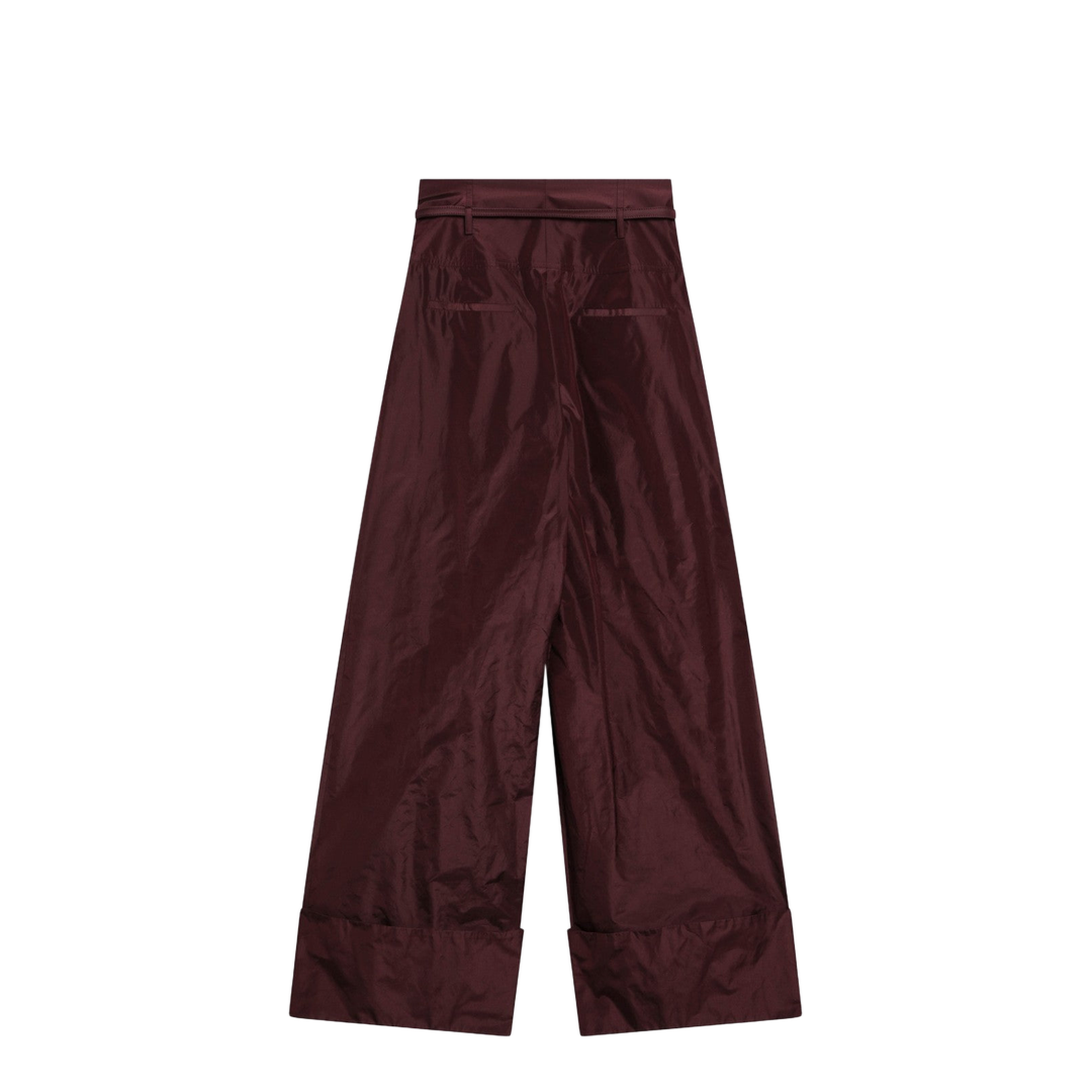 Trousers Silk Red - Image 2