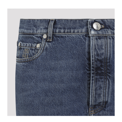 Straight-leg turn-up Jeans - Image 5