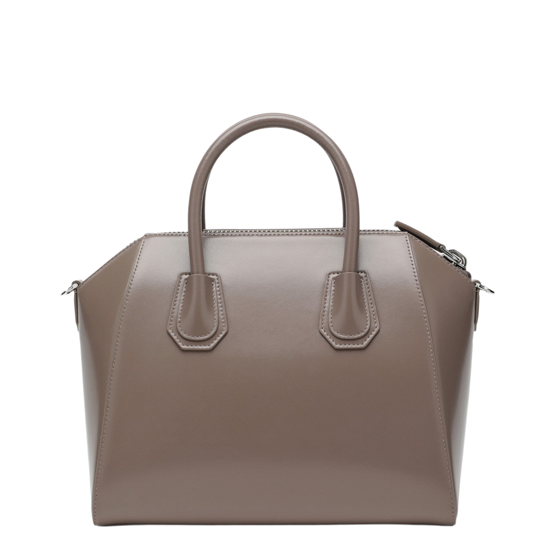 Antigona Small Calfskin Box Leather Top-Handle Bag - Sand - Image 2