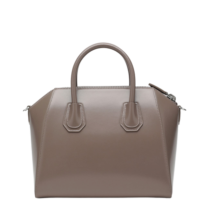 Antigona Small Calfskin Box Leather Top-Handle Bag - Sand - Image 2