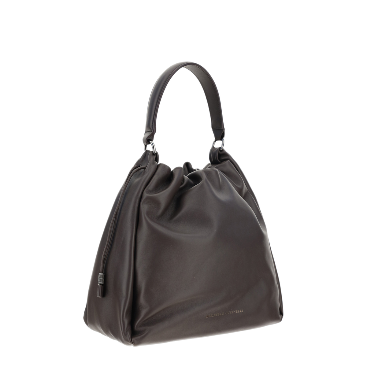 Bucket Mellow Leather Handbag - Image 2