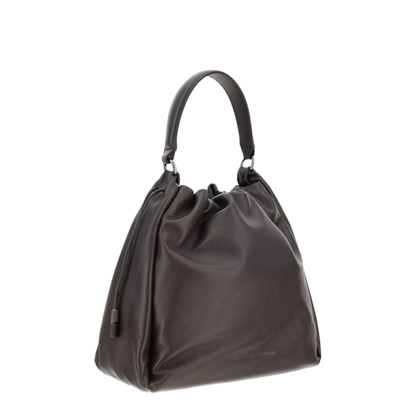 Bucket Mellow Leather Handbag - Image 2