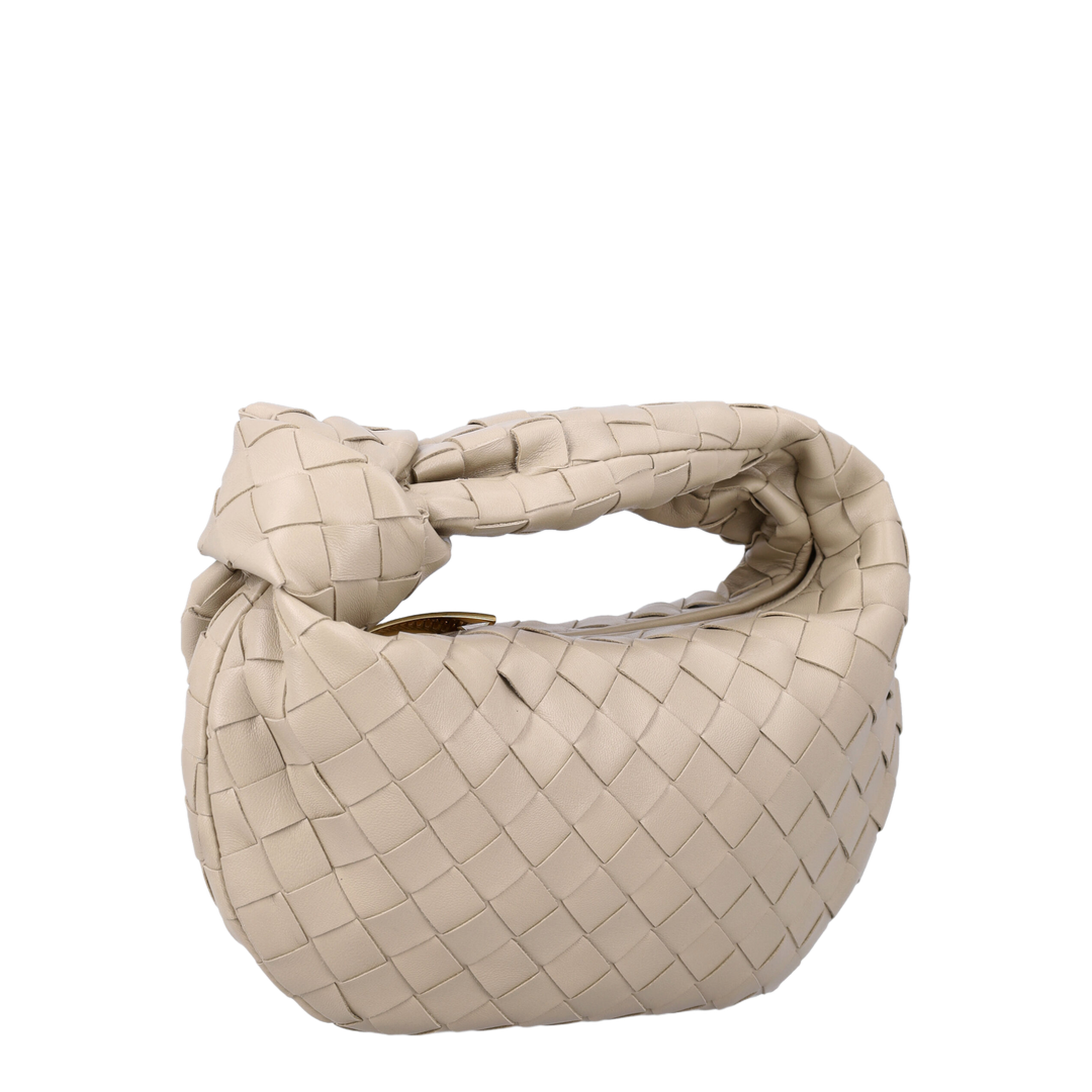 Jodie Mini Lambskin Top-Handle Bag - Ecru - Image 2