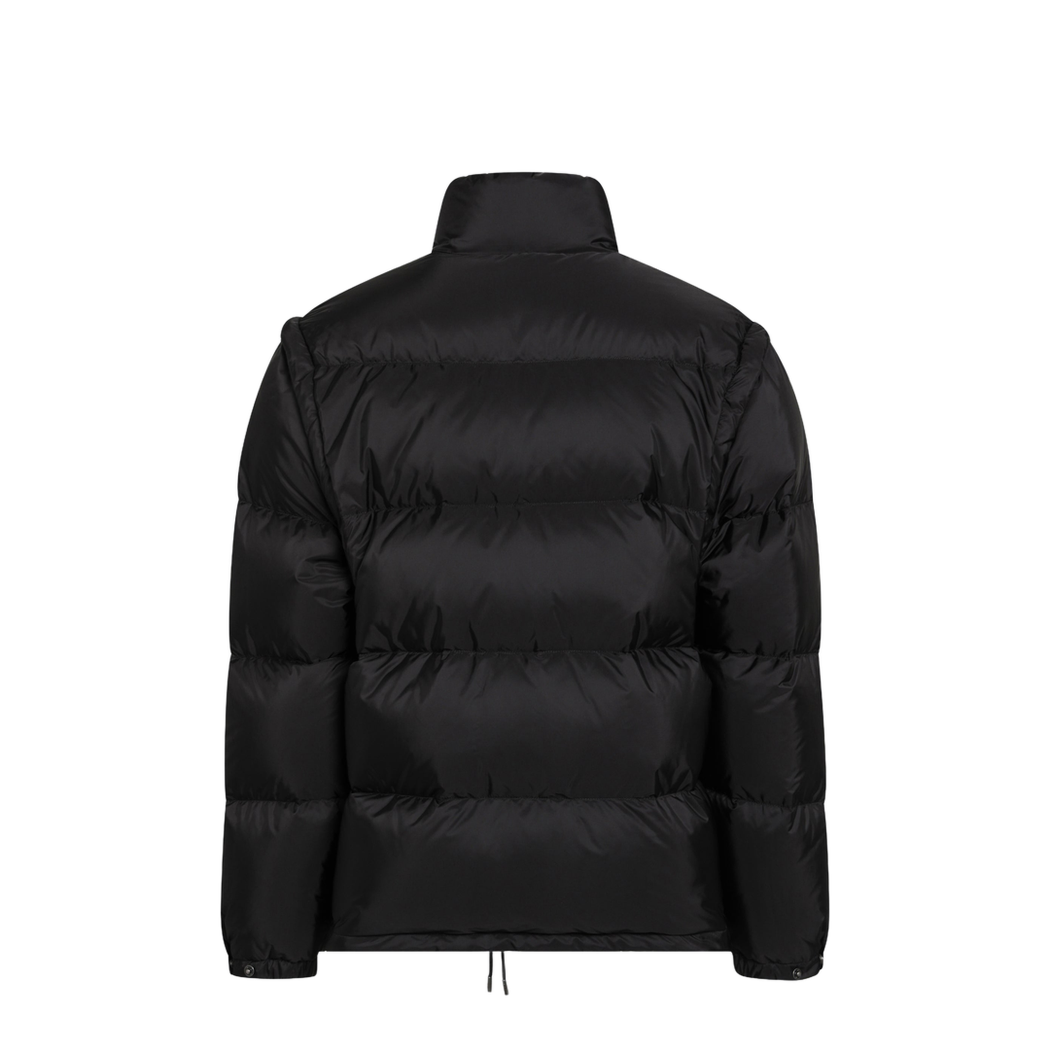Black Convertible Re-Nylon Down Jacket - Image 2