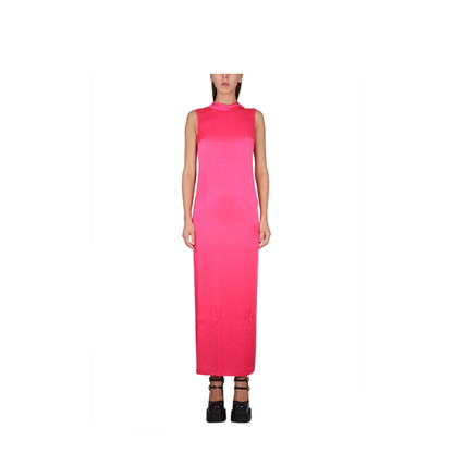 Long Dress With Ring Neckline - Image 1