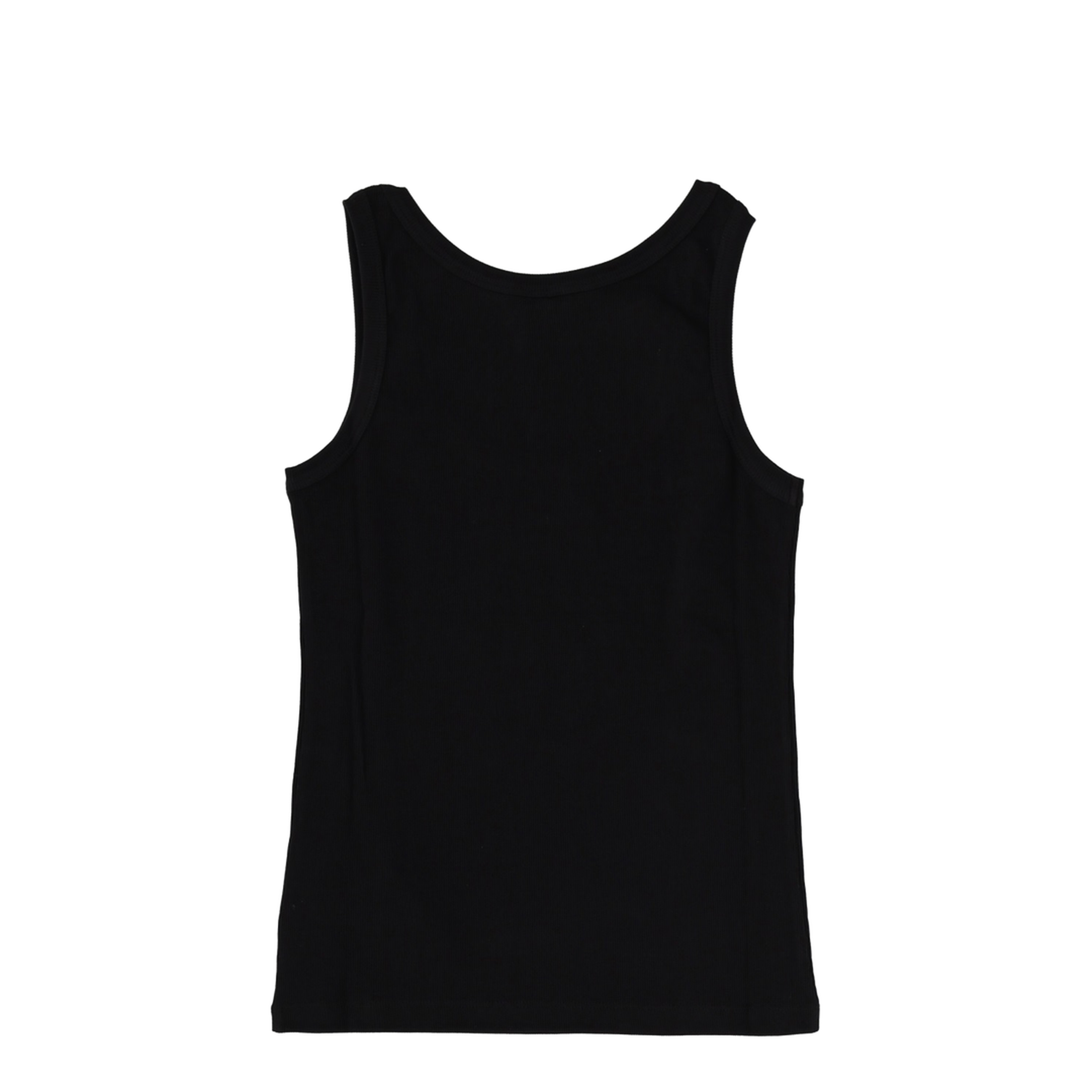 90s Vintage Logo Tank Top Black - Image 3