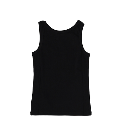 90s Vintage Logo Tank Top Black - Image 3
