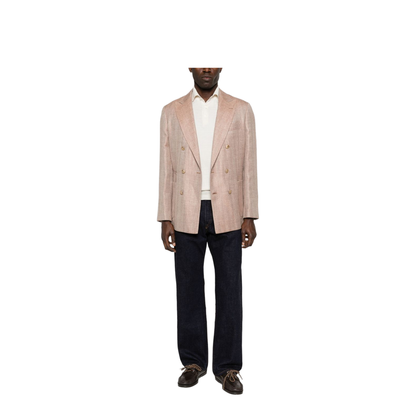 Double Breasted Jacket Orange - Image 2