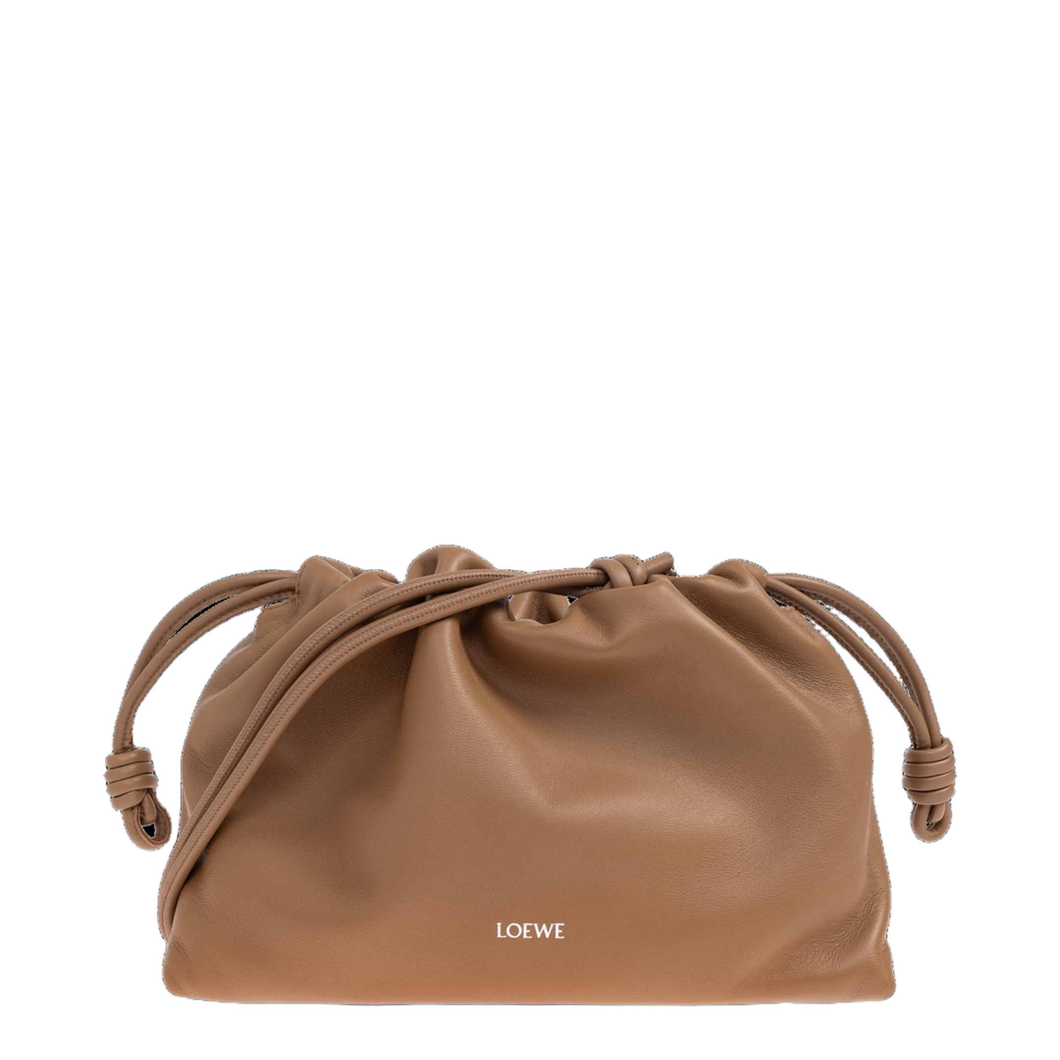 Flamenco Medium Lambskin Shoulder Bag - Mocha - Image 1