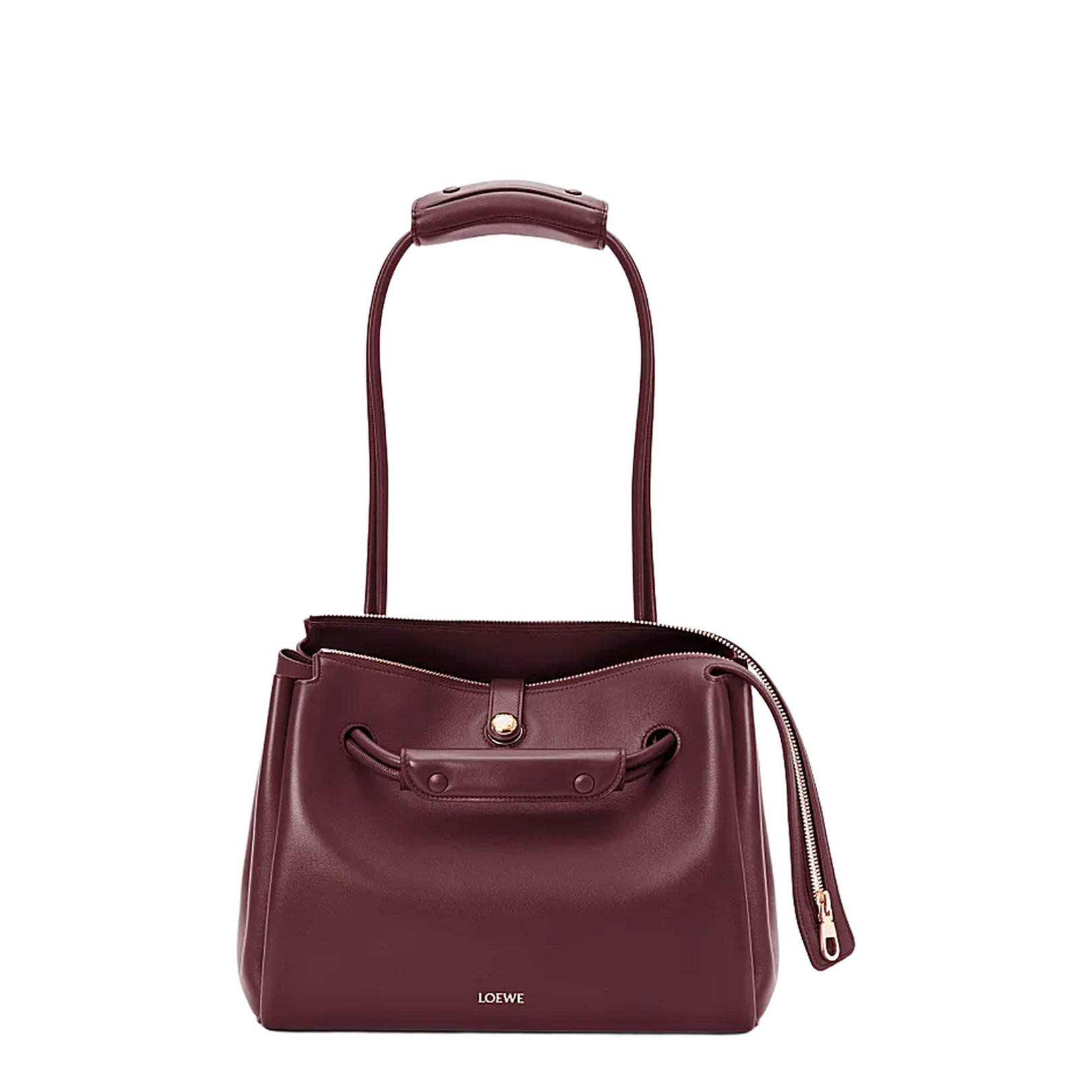 Puzzle Fold Pouch in Shiny Nappa Calfskin - Image 2