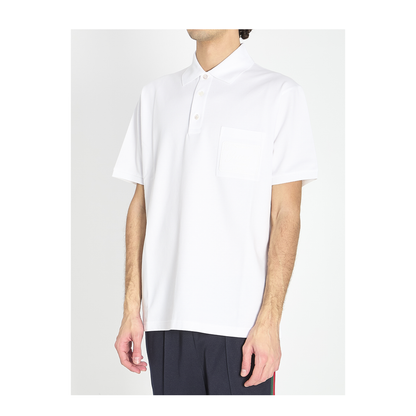 Polo in Cotton Stretch Piqué - Image 2