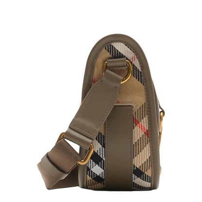 B Clip Mini Messenger Bag - Sand Beige - Image 1