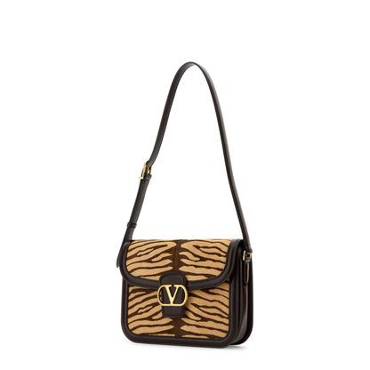 Two-tone Calf Hair And Leather 9to5 Shoulder Bag - Image 2