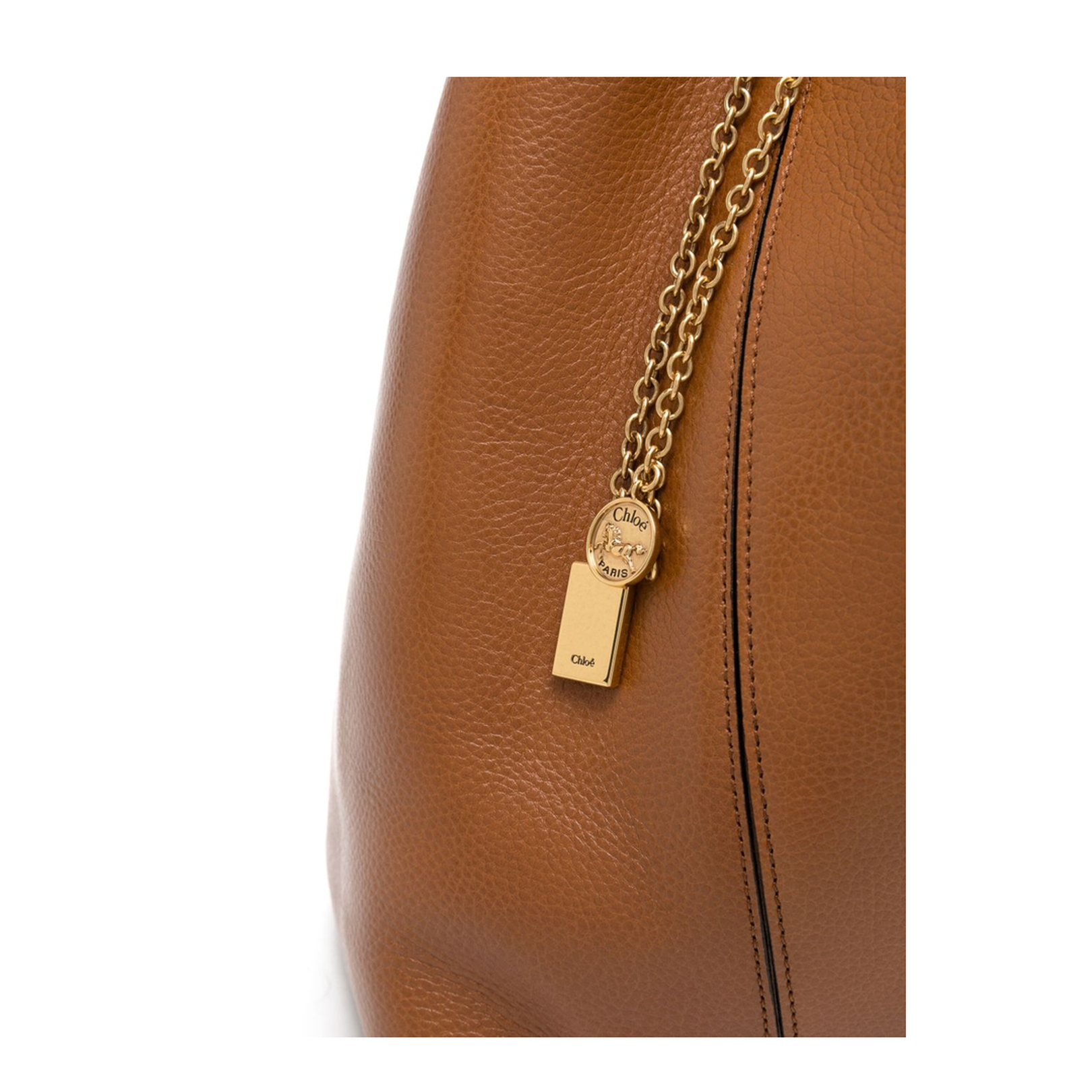 Spin Tote Bag in Grained Leather - Image 4