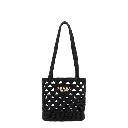Crochet Tote Bag - Nero - Image 1