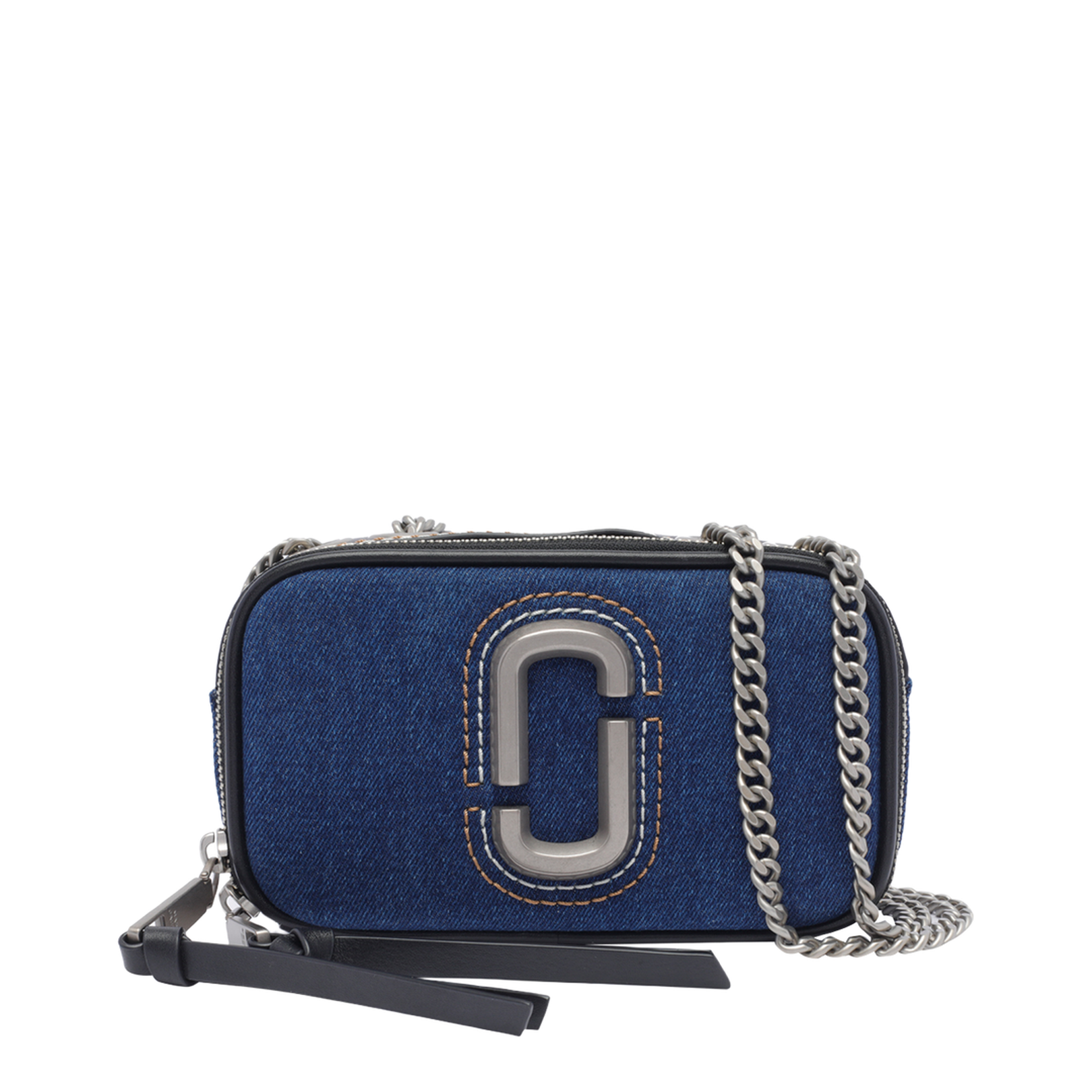 Denim Chain Snapshot Bag - Image 5