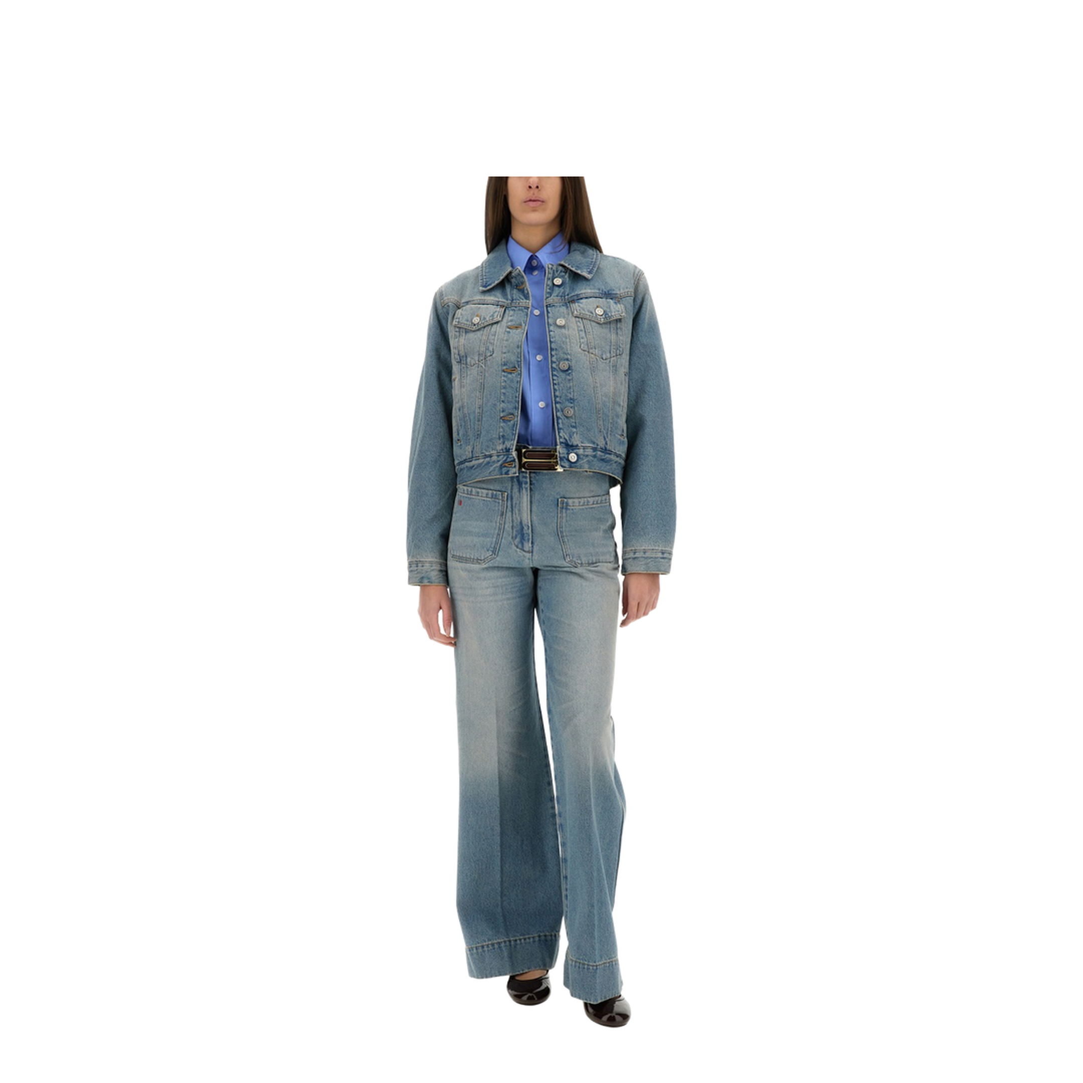 Padded Denim Jacket - Image 2