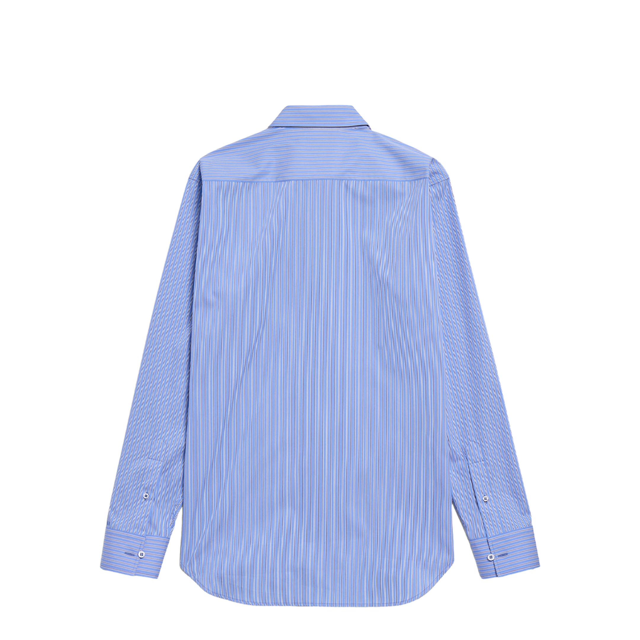 Striped Poplin Shirt in Ultrafine Technical Poplin - Image 2