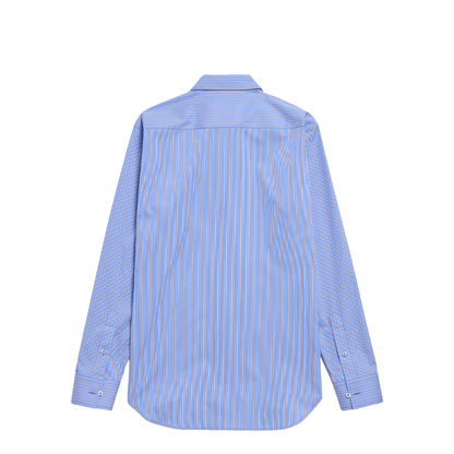 Striped Poplin Shirt in Ultrafine Technical Poplin - Image 2