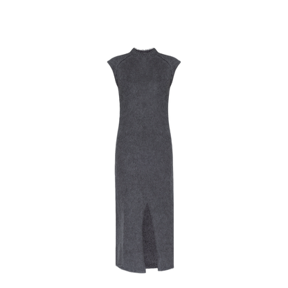 Knit Long Dress Grey - Image 1