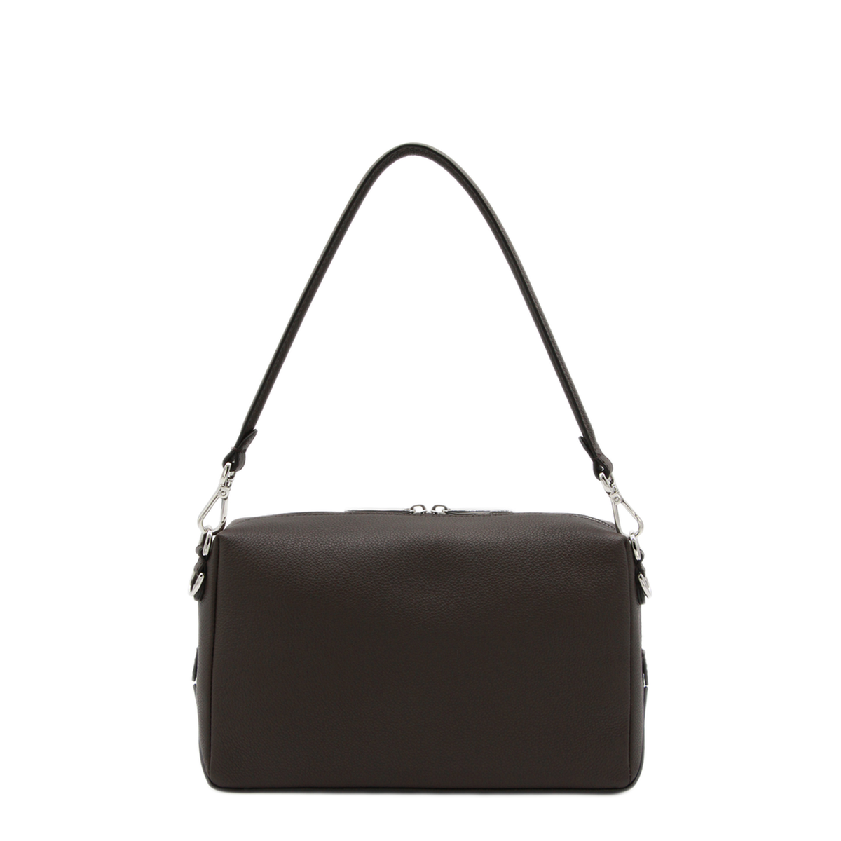 Lui Medium Leather Shoulder Bag - Chocolate brown - Image 4