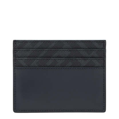 FF Squared Card Holder Leather Blue - Image 2