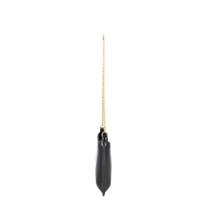 Le Petit Bisou Chaîne Calf Leather Shoulder Bag - Black - Image 6