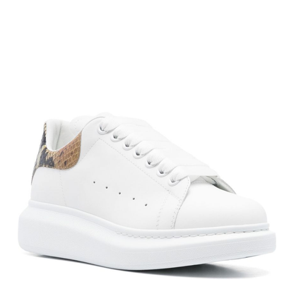 Oversized Sneaker in White/Natural - Image 2
