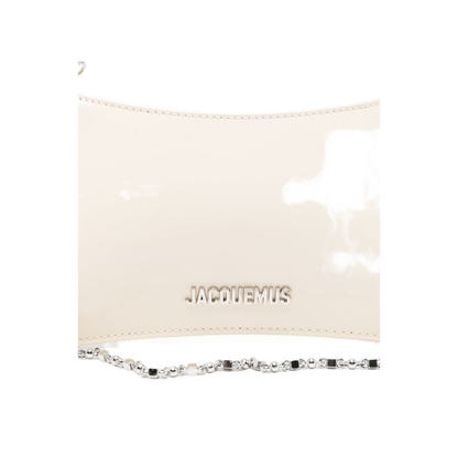 Bisou Chaîne Small Calfskin Shoulder Bag - Light Ivory - Image 3