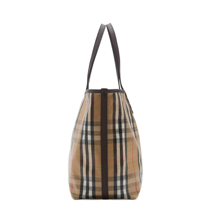 Highland Medium Checked Beige Crossbody - Image 2