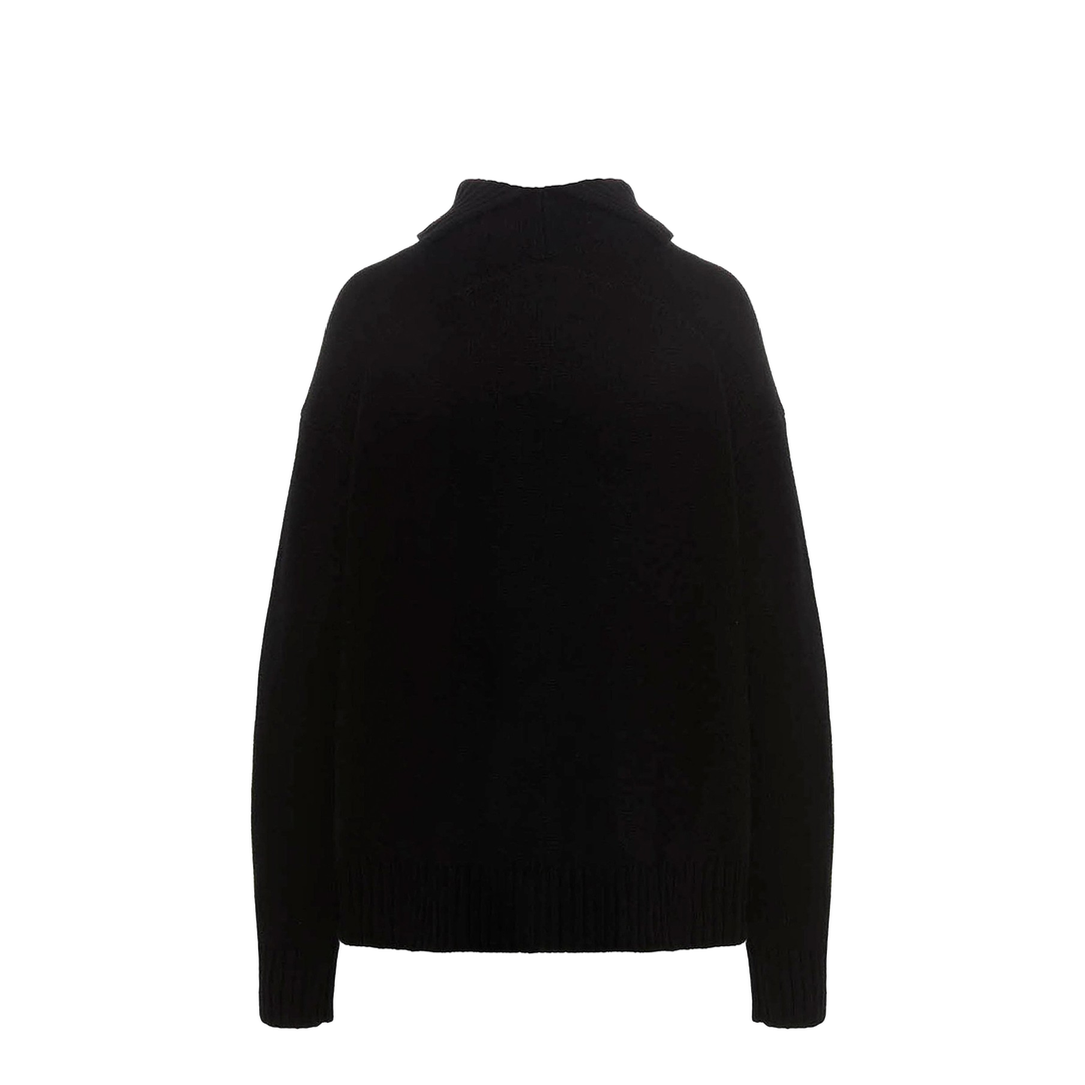 Cashmere Blend Sweater Black - Image 4