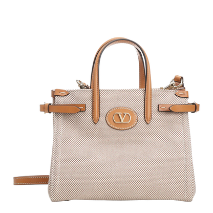 Antibes In Canvas Small Shopping Bag - Image 1