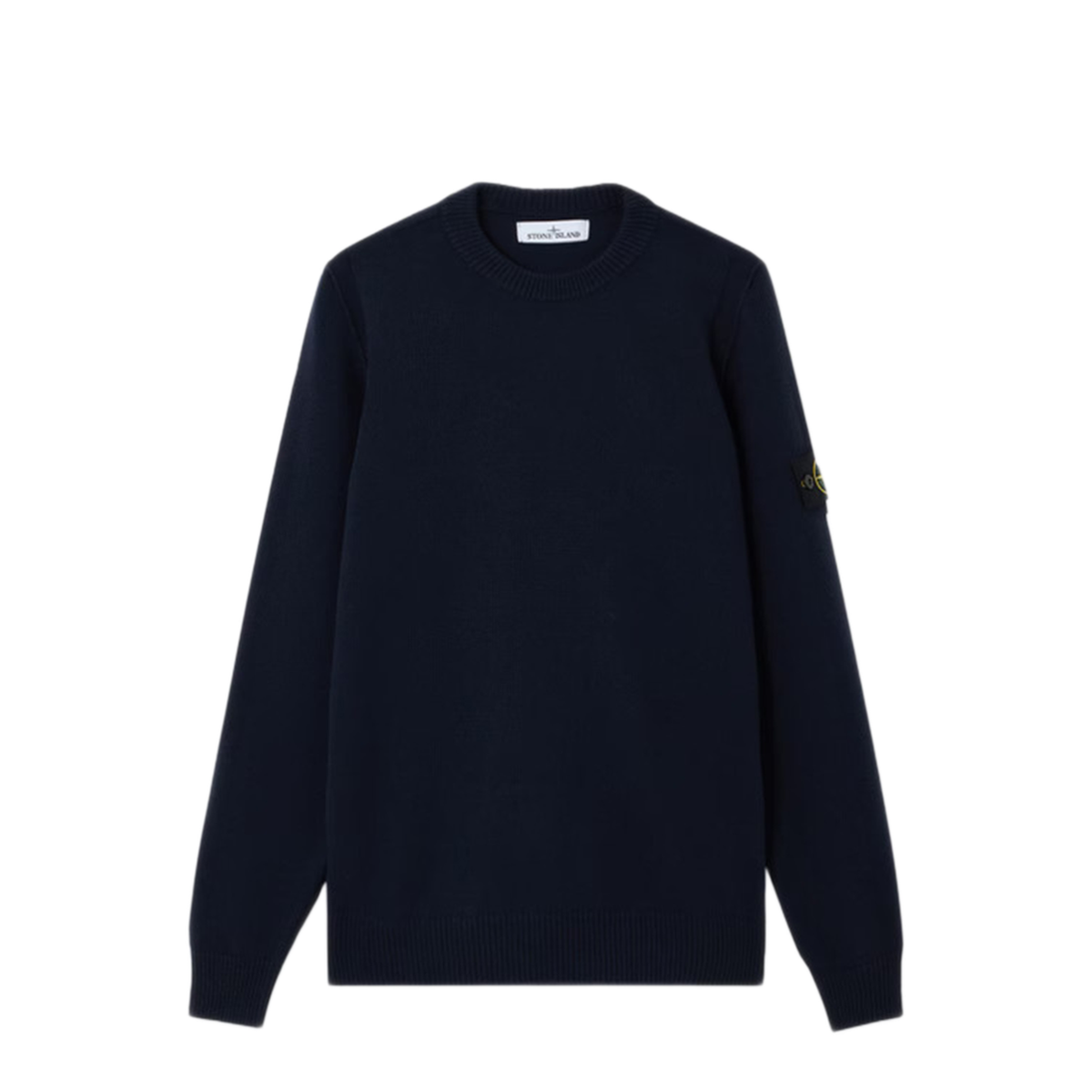 Sweater Crewneck With Logo Patch - Image 1