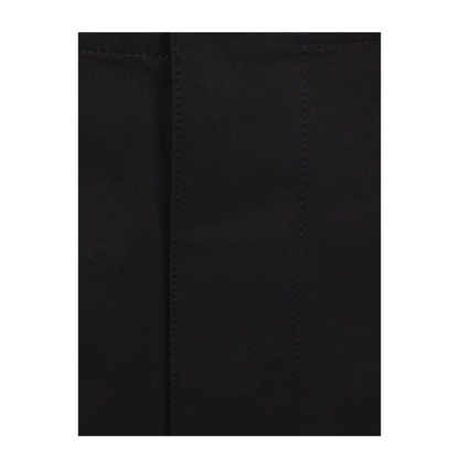 Cotton Twill Pant with Web Detail in Black - Image 4