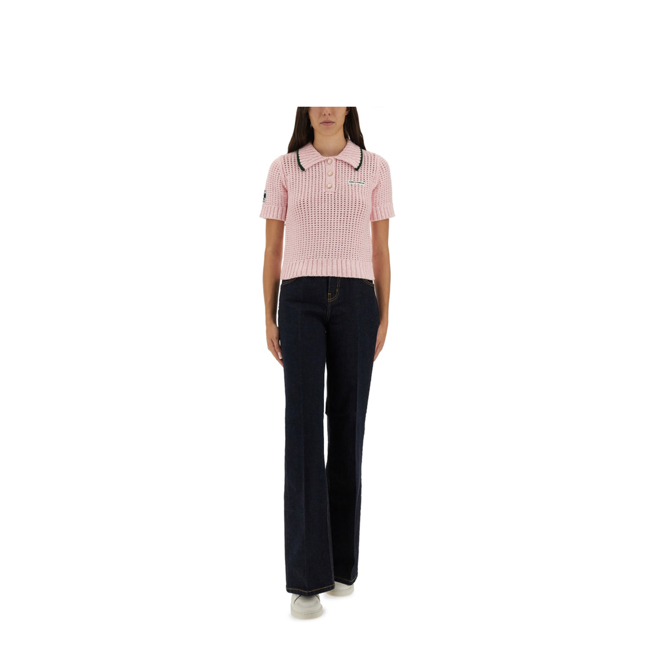 Cotton Mouliné Polo Shirt - Image 2